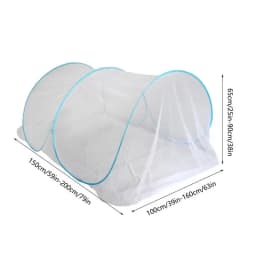 Outdoor tent accessories mosquito net Fly Netting Folding Bed Canopy No Bottom &Zipper Anti-Fly Netting Space Cabin Net Fly Mesh