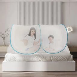 Outdoor tent accessories mosquito net Fly Netting Folding Bed Canopy No Bottom &Zipper Anti-Fly Netting Space Cabin Net Fly Mesh