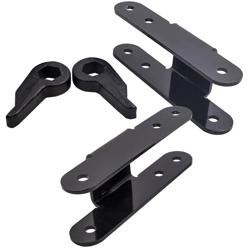 1"-3" Front + Rear Lift Kit Torsion Keys Shackles For Chevy S10 1982-2005