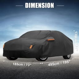 UXCELL Car Cover for Toyota Camry 2007-2022 210D-PU Oxford Outdoor Full Car Cover All Weather Waterproof Protection