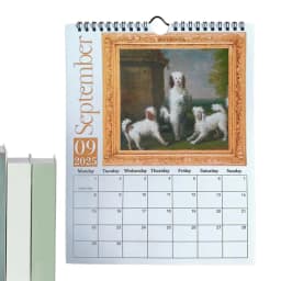 2025 Dog Calendar Monthly Mystique Medieval Dogs Wall Calendar Fun Wall Dog Planning Calendar For Classroom Dormitory Apartment