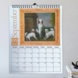 2025 Dog Calendar Monthly Mystique Medieval Dogs Wall Calendar Fun Wall Dog Planning Calendar For Classroom Dormitory Apartment