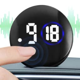 Auto Dashboard Car Clocks For Dash Stick Small Digital LED Display Waterproof Motorcycle Clock Stick Watch For Car Interior