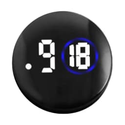 Auto Dashboard Car Clocks For Dash Stick Small Digital LED Display Waterproof Motorcycle Clock Stick Watch For Car Interior