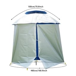Fishing Umbrella Cloth Umbrella Shade Replacement Cloth SunShelter Waterproof Umbrella Canopy Sun Protection for Fishing Camping