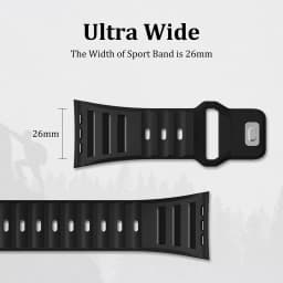 Sport Silicone Strap for Apple Watch Ultra 4 Band 49mm Smartwatch Correa Bracelet iWatch Series 12 8 7 6 SE Bands 45mm 44mm 42mm