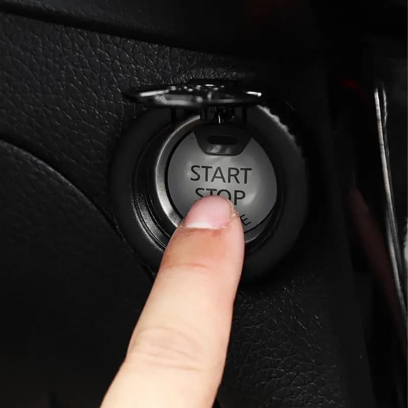 Start Stop Button Cover Multipurpose Start Button Protective Cover Car Start Engine Cover Decorative Starter Button Covers Car