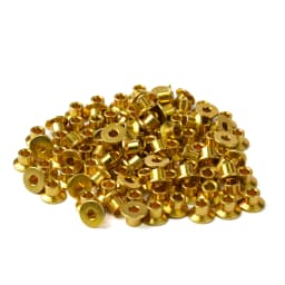 100 PCS For Peterbilt 379 Hucks & Collars - 3/16" Medium Flange Collars Replace MGP98T-R6-10G, MGCS-R6U
