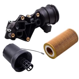 Engine Oil Filter Base Housing Assembly  for Volkswagen Rabbit 2006-07-08-09 07K115397D for Golf 2.5