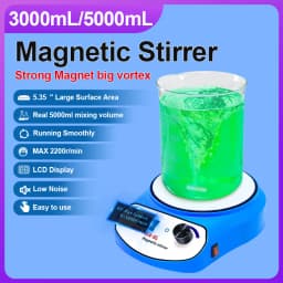 DXY 3000ml 5000ml Mini Magnetic Stirrer Digital Display Liquid Mixer Vortex Equipment With Two Stir Bar