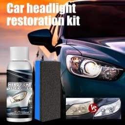 Car Headlight Restoration Polishing 50ml Headlamp Scratch Remover Repair Cleaning Paste Remove Oxidation Headlight Polish Liquid