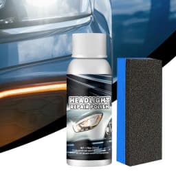 Car Headlight Restoration Polishing 50ml Headlamp Scratch Remover Repair Cleaning Paste Remove Oxidation Headlight Polish Liquid