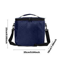 1pc Camping picnic bag 600D Oxford cloth insulation bag crossbody cold and hot lunch bag camping insulation moisturizing bag
