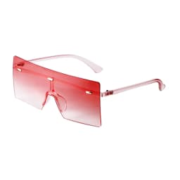 SORVINO Rimless Oversized Square Sunglasses Fashion Women Shades UV400 Vintage Flat Top One Piece Gradient Lens Sun Glasses