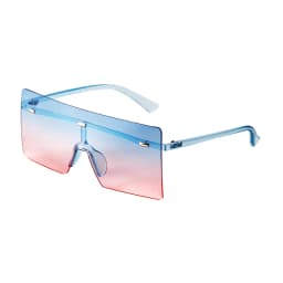 SORVINO Rimless Oversized Square Sunglasses Fashion Women Shades UV400 Vintage Flat Top One Piece Gradient Lens Sun Glasses