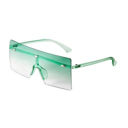 SORVINO Rimless Oversized Square Sunglasses Fashion Women Shades UV400 Vintage Flat Top One Piece Gradient Lens Sun Glasses