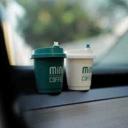 Vent Clip Air Freshener 2 Pieces Aromatherapy Coffee Cup Air Outlet Clip For Air Freshening Long-Lasting Cute Air Outlet Perfume