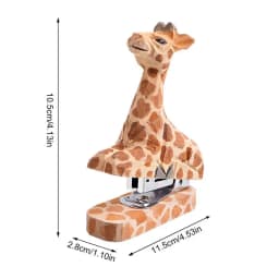 Small Travel Stapler Animal Shape Small Wood Kids Desk Stapler Decorative Creative Desktop Ornaments Stapler For Files