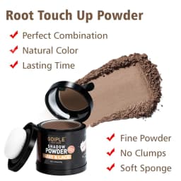 Hairline Shadow Powder for Eyebrows Beard Line Quick Cover Grey Hair Root Cover Up Concealer for Lace Wig Forehead Makeup