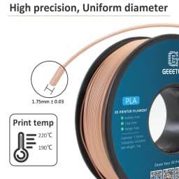 GEEETECH 10Kg 3d Matte PLA Filament 1.75mm Spool Wire For 3D Printer Material, Safety, Vacuum Packaging