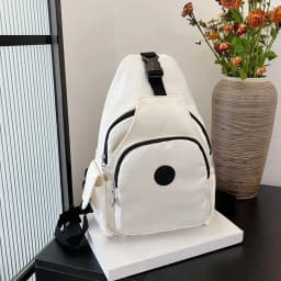 Lightweight Chest Bag For Women Waterproof Single Shoulder Bag Large Capacity Changeable Male Backpack Multi-pocket Design
