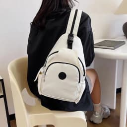 Lightweight Chest Bag For Women Waterproof Single Shoulder Bag Large Capacity Changeable Male Backpack Multi-pocket Design