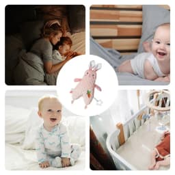 Animal Hand Puppets For Kids Teething Toys Kids Puppets Plush Puppets Soft Teether Educational Toys Elephant Rabbit Lion Plush