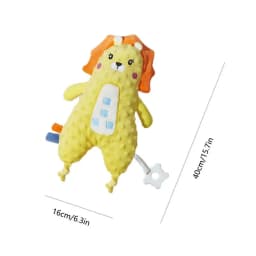 Animal Hand Puppets For Kids Teething Toys Kids Puppets Plush Puppets Soft Teether Educational Toys Elephant Rabbit Lion Plush