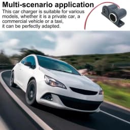 2-Socket Car Adapter Double USB Pd Fast Car Charger Double USB 3.1a/3100ma Car Charger For Smart Phone Gps Dash Cam