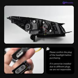 AKD Head Lamp for Ford Kuga Escape LED Headlight 2013-2016 Headlights Kuga Escape DRL Turn Signal High Beam Angel Eye Projector