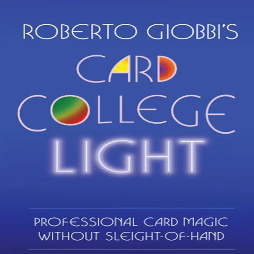 Roberto Giobbi - Card College Lighte / Card College Lighter / Card College Lightest(PDF) - Magic Download