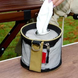 Outdoor Portable Paper Roll Hanger Dispenser Toilet Paper Roll Holder Paper Roll Storage Bag Camping Tissue Holder for Wall Car