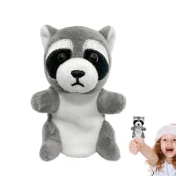 Plush Hand Puppets Creative Plush Finger Puppets Small Cartoon Animal Puppets Toys For Kids Toddler