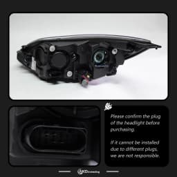 Car Lights for Ford Focus LED Headlight 2012-2014 Head Lamp Drl Projector Lens Automotive Accessories