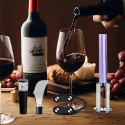 Wine Corkscrew Kits Manual 4-Piece Opener Kits Manual Wine Bottle Opener For Bartenders Waiters Home Kitchen Parties Restaurants