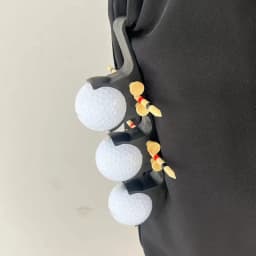Tee Holder For Golf Bag Golf Ball Holder Belt Clip Stable Attachment Impact-Resistant Golf Balls Belt Organizer Save Time