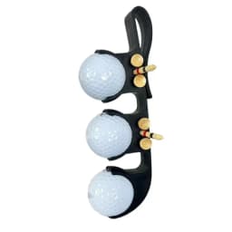 Tee Holder For Golf Bag Golf Ball Holder Belt Clip Stable Attachment Impact-Resistant Golf Balls Belt Organizer Save Time