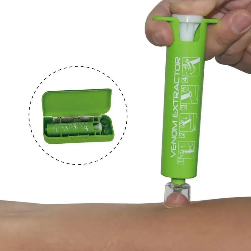 Bite Extractor Sting Suction Pump Vacuum Extractor Bite And Sting Safety Tool For Outdoor Hiking Backpacking Camping