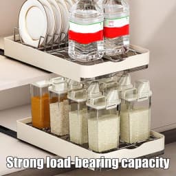 Pull Out Drawers For Kitchen Cabinet Metal Slide Out Dish And Bowl Drying Rack Dish Holder Pantry Storage Shelves Storage Rack