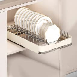Pull Out Drawers For Kitchen Cabinet Metal Slide Out Dish And Bowl Drying Rack Dish Holder Pantry Storage Shelves Storage Rack