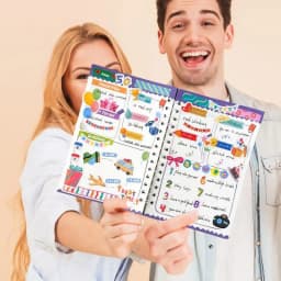 2025 Planner Weekly And Monthly Daily Planner 6x 8 Inches Thick Paper Monthly A5 Planner Calendar Twin-Wire Binding Flexible