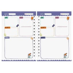 2025 Planner Weekly And Monthly Daily Planner 6x 8 Inches Thick Paper Monthly A5 Planner Calendar Twin-Wire Binding Flexible