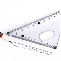 Geometry Kit Set Compass And Protractor Set With Iron Box 7X Math Geometry Compass Student Supplies Protractor And Compass Set