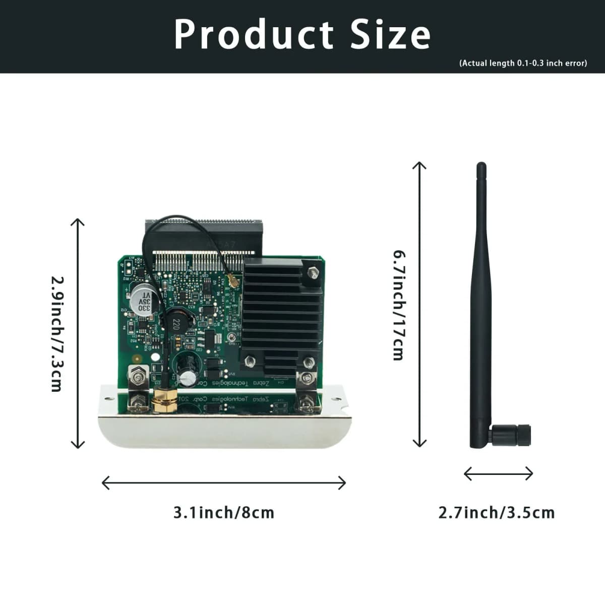 P1083320-037C Ethernet Wireless Network Card for ZT510 ZT600 ZT610 ZT411 ZT421 WIFI Label Printer