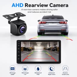 ESSGOO Android 15 Wireless Carplay Car Radio 2 Din 7"/9"/10" GPS Navigator MP5 Player Glass Screen Wi-Fi FM BT Auto Car Stereo