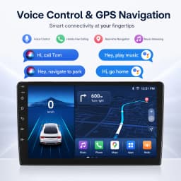 ESSGOO Android 15 Wireless Carplay Car Radio 2 Din 7"/9"/10" GPS Navigator MP5 Player Glass Screen Wi-Fi FM BT Auto Car Stereo