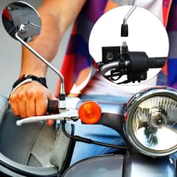 Motorcycle Rearview Mirror Screws Rearview Mirror Fixing Heightening Screw Auti-Rust Fixing Accessory For Motorcycle And Scooter