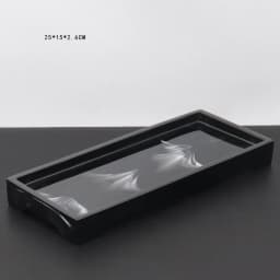 Resin Dresser Vanity Tray Slip-Resistant Perfume Storage Trays Waterproof Jewelry Ring Dish Multipurpose Bathroom Accessories