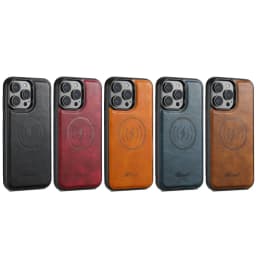 PU Leather Case for iPhone 16 15 Pro Max Plus iPhone 16 15 Pro 2 in1 Function Detachable Magnetic Card bag Stand Feature Cover