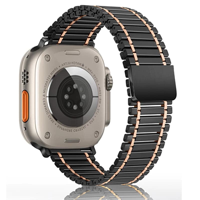 Magnetic Loop strap For Apple watch band 49mm 45mm 44mm 41mm 40mm Metal stainless steel Bracelet iWatch Serie SE 3 5 6 7 8 ultra